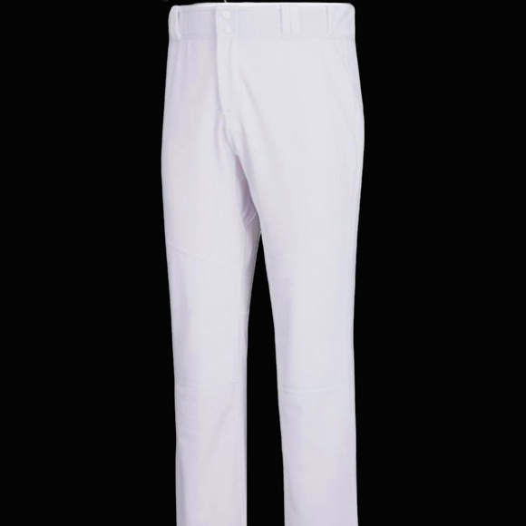 adidas Other - Adidas Men's Baseball Diamond King Elite Open Hem Sports White Pants Size L